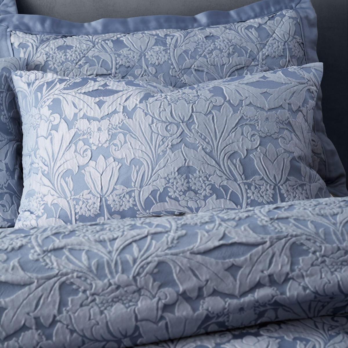 Blenheim Filled Boudoir Cushion - Blue