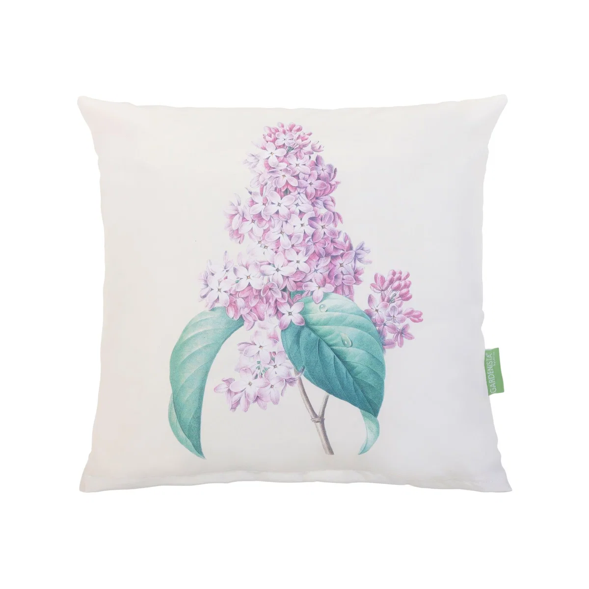 Outdoor Scatter Cushion Printed Garden Furniture Pillow - Country Floral Cream