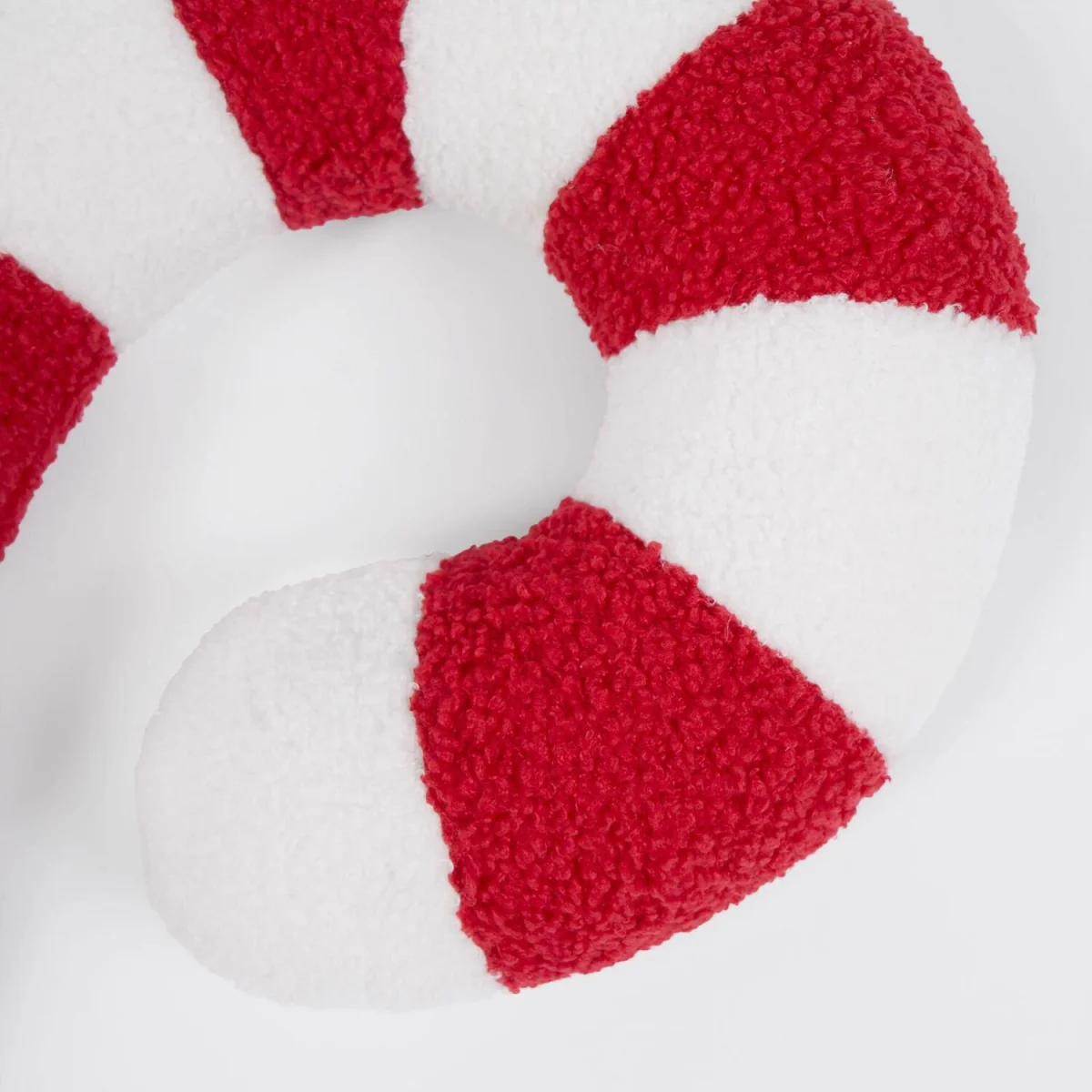 Pack of Soft Plush Christmas Candy Cane Filled Cushion - Red – image 2