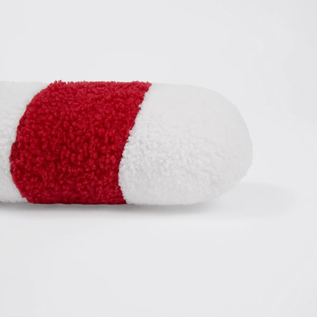 Pack of Soft Plush Christmas Candy Cane Filled Cushion - Red – image 3