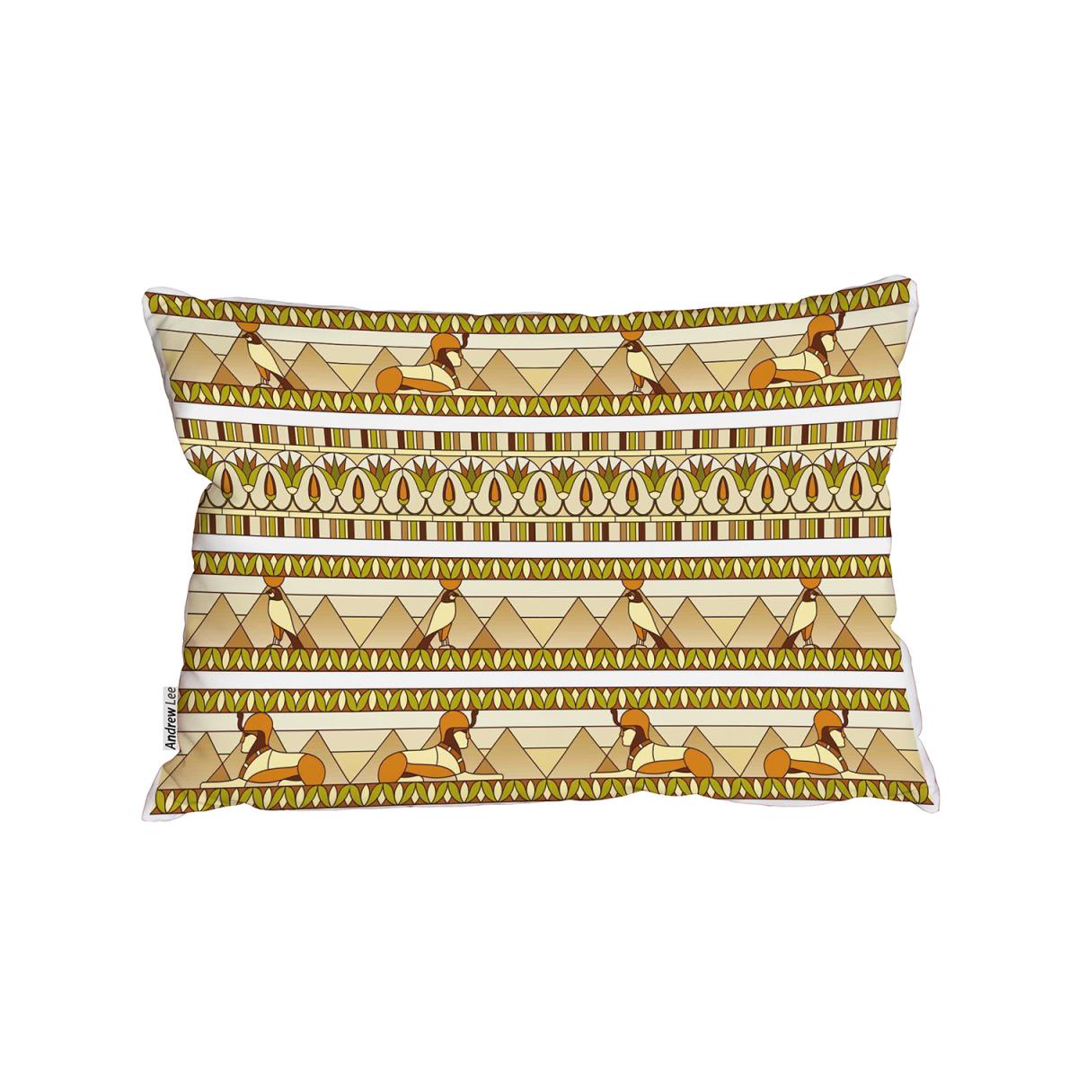 Ornament Of Ancient Egypt To The Frescoescushion - Yellow – image 2