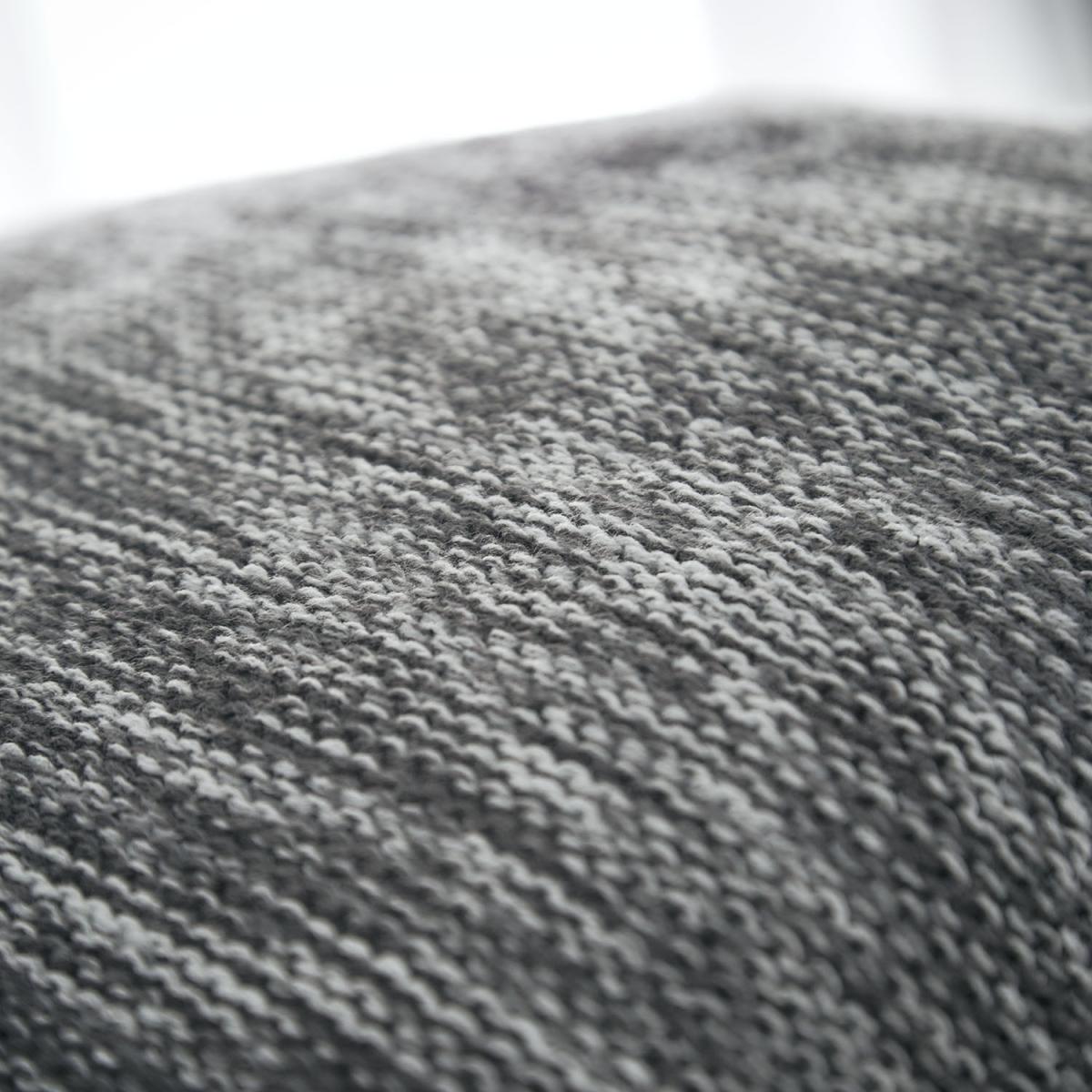 Portfolio Home Palazzo Filled Knitted Cushion - Grey – image 3