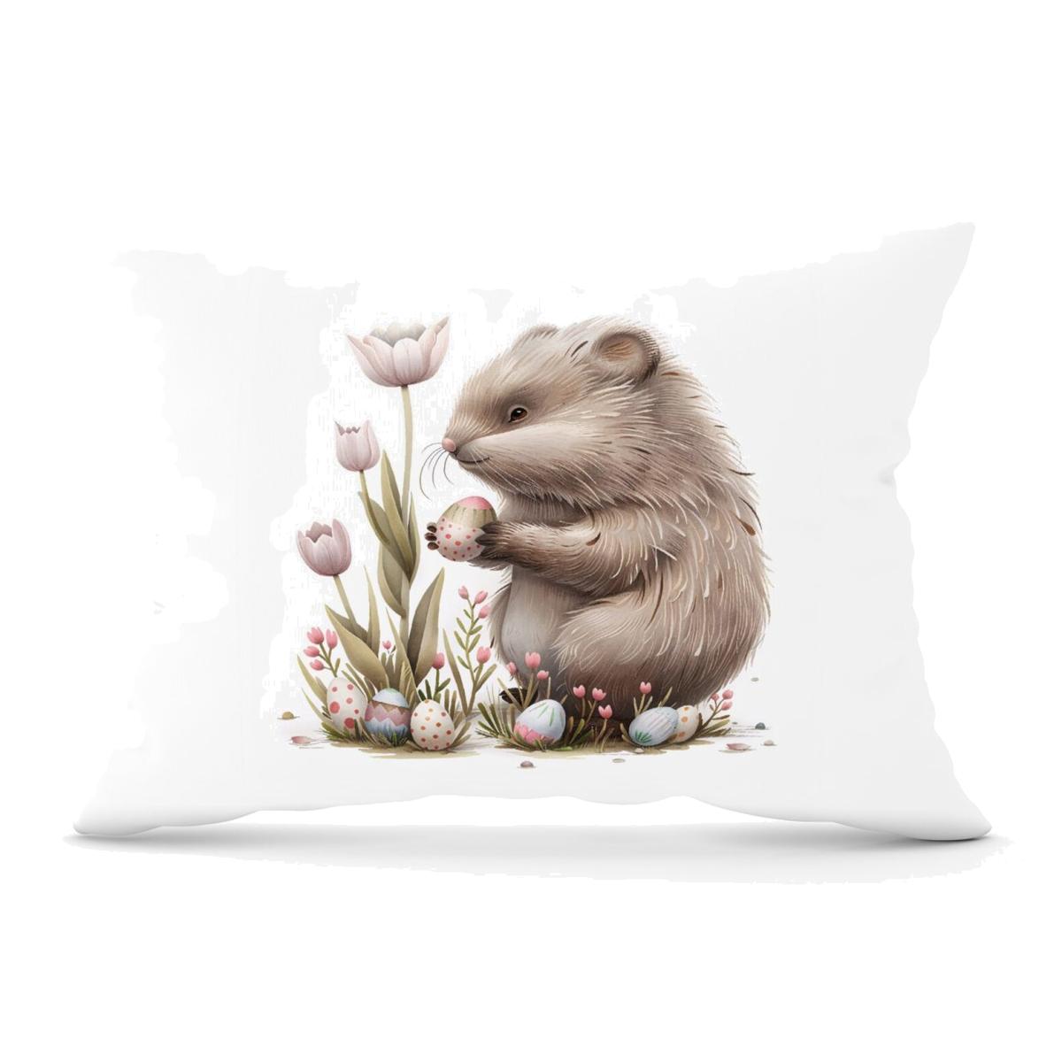 Sweet Easter Porcupine Cushion - Neutral / 33cm