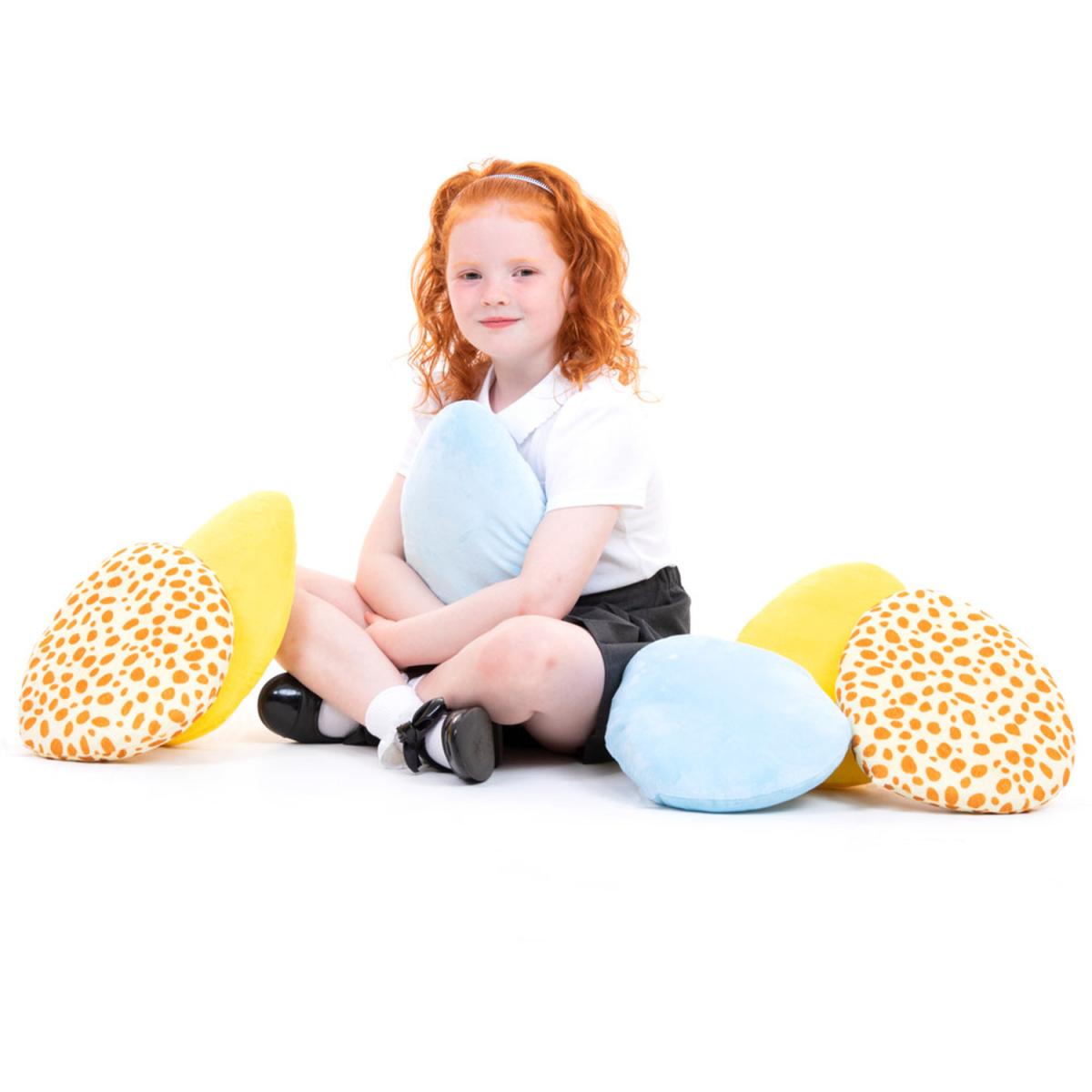 Sensory Soft Touch Egg Cushion - Pack of 6 - Multiple – image 2