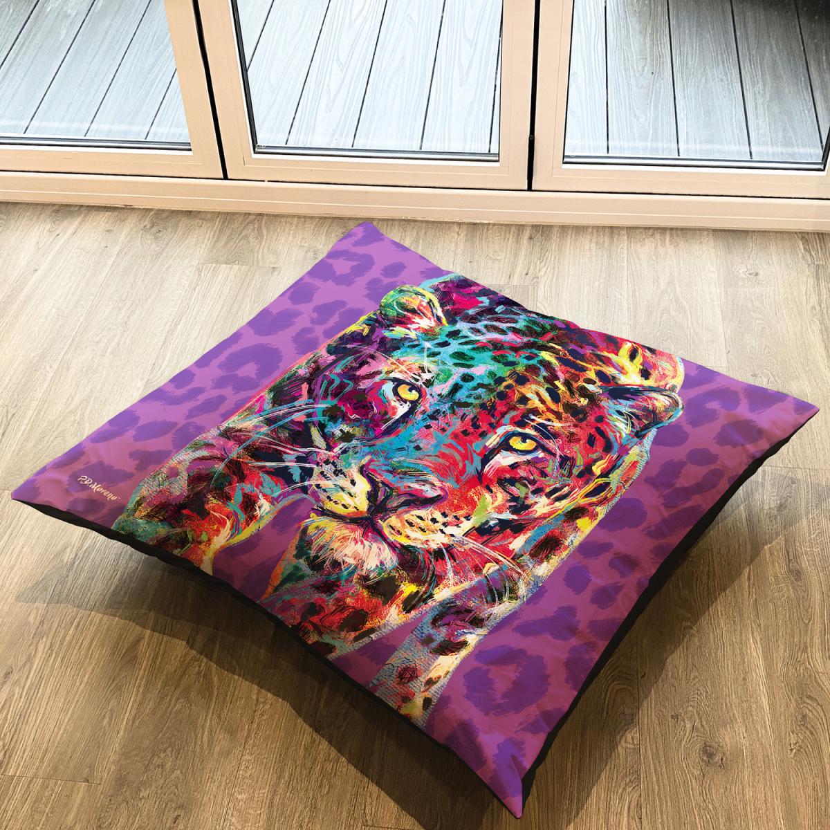 Chloe the Leopard Floor Cushion – image 2