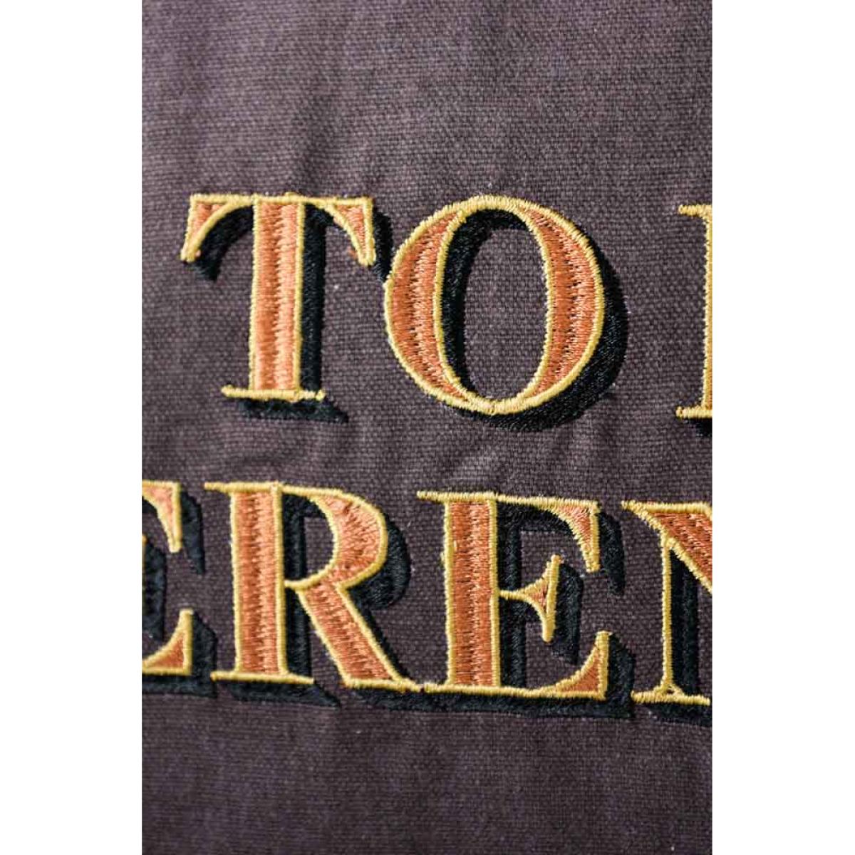Dare To Be Different Embroidered Brown Cushion – image 7