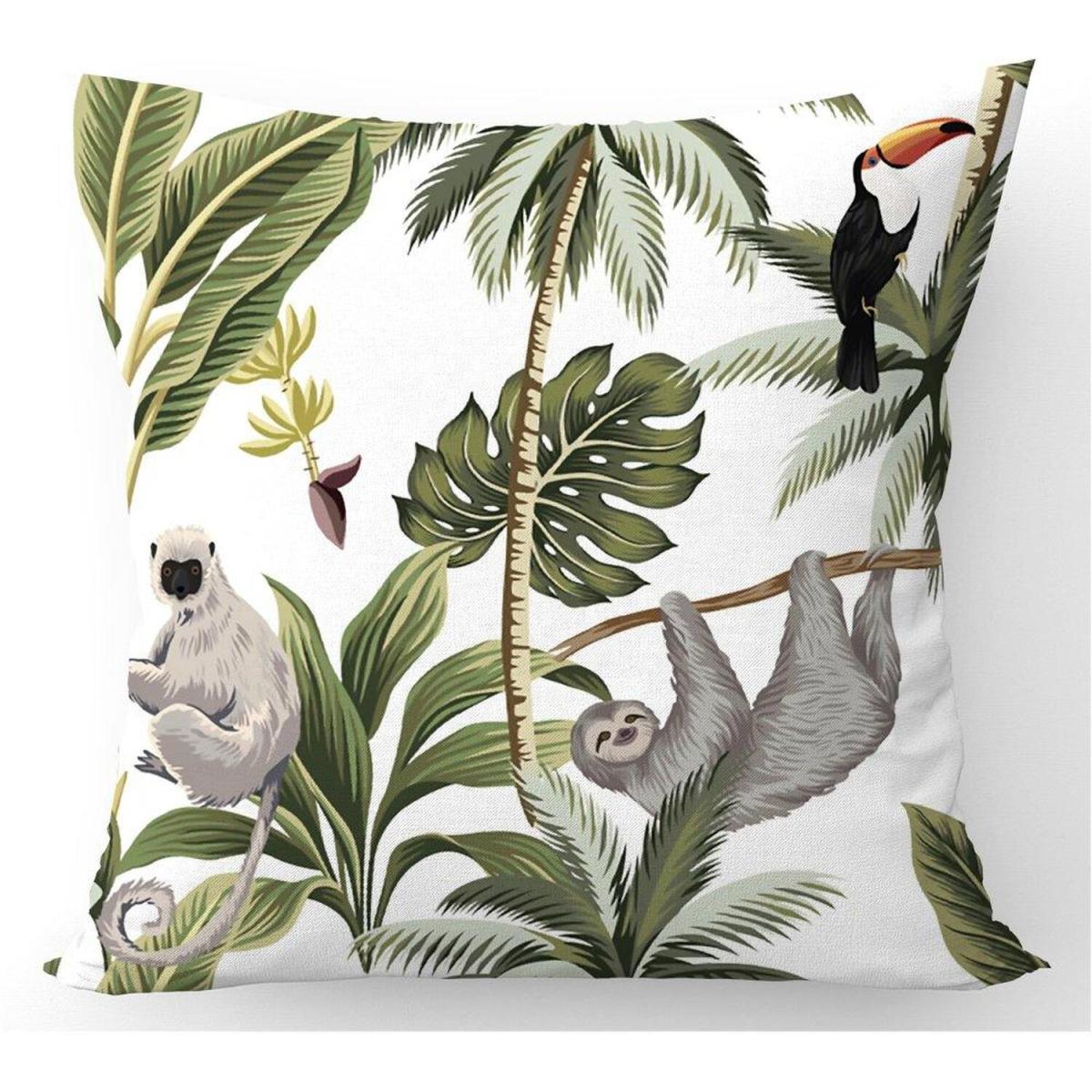 Tropical Sloths Cushion - Green / 60cm – image 2