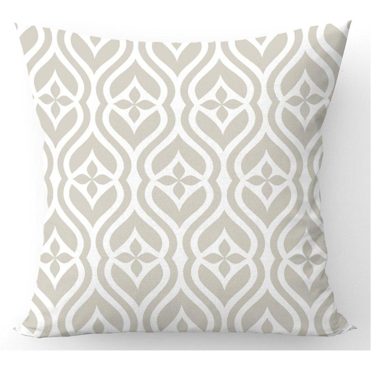 Abstract Ornament Pattern Cushion - Grey / 45cm – image 2