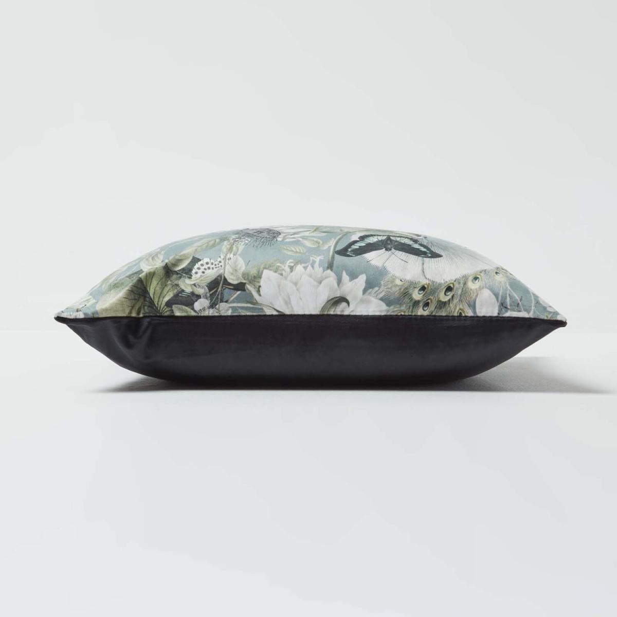 Floral Butterfly Garden Grey Cushion 46 x 46 cm - Grey – image 4