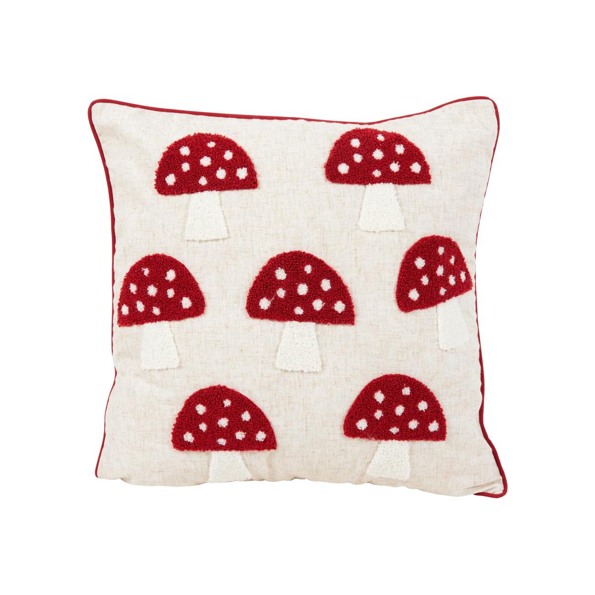 Toadstool Cushion - White