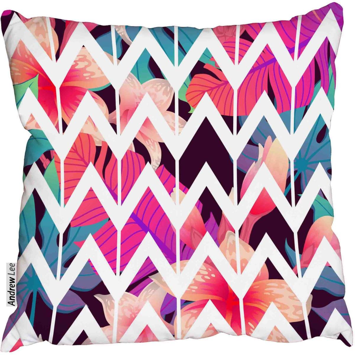 Exotic tropical Outdoor Cushion - Pink / 60cm – image 2