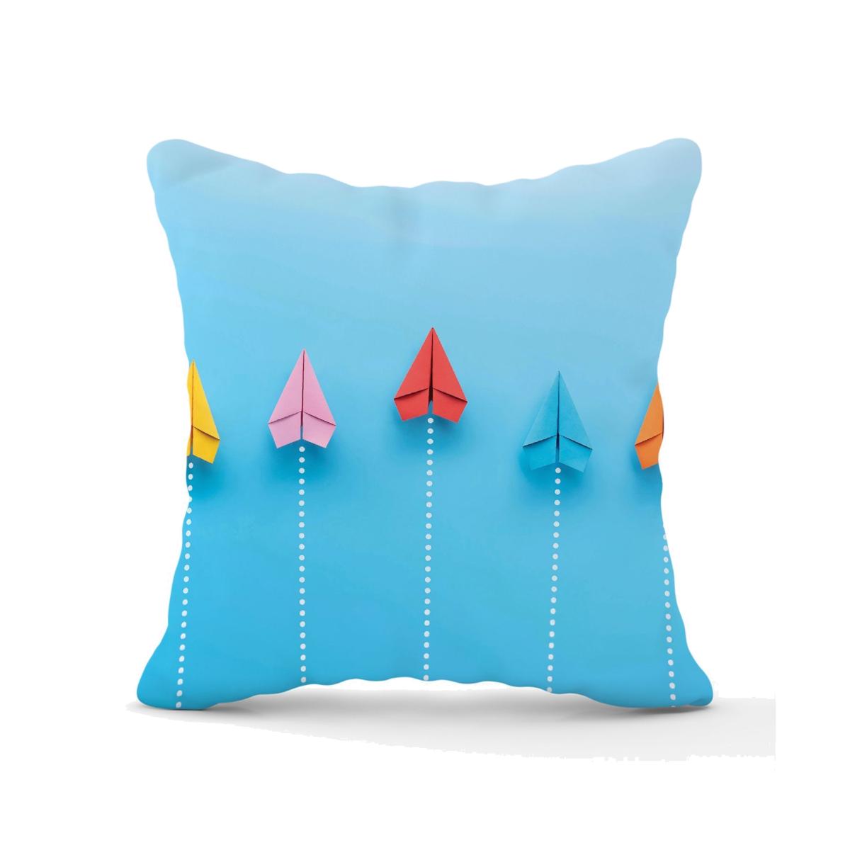 Paper Aeroplanes Outdoor Cushion - Neutral / 60cm