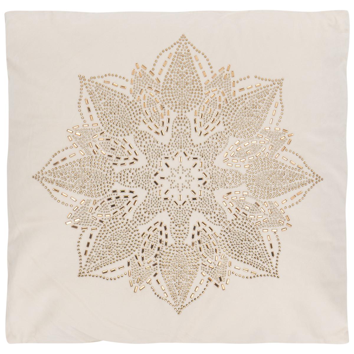 Mandala Embellished Cushion - Blush – image 3
