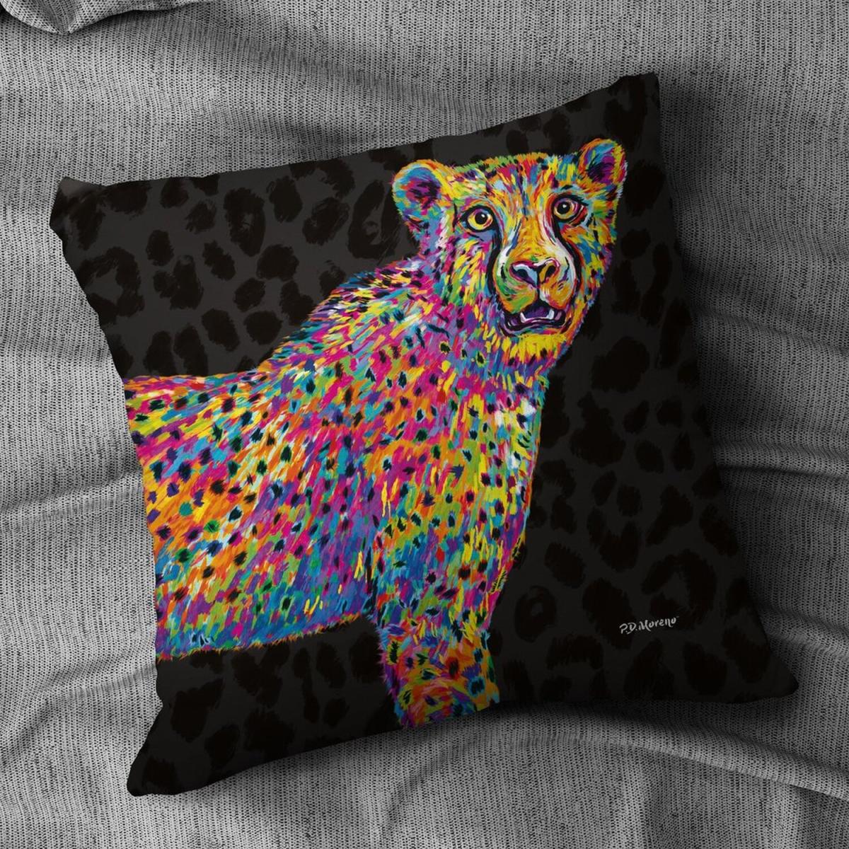 PD Moreno Claudia the Cheetah Cushion - Velevet – image 1