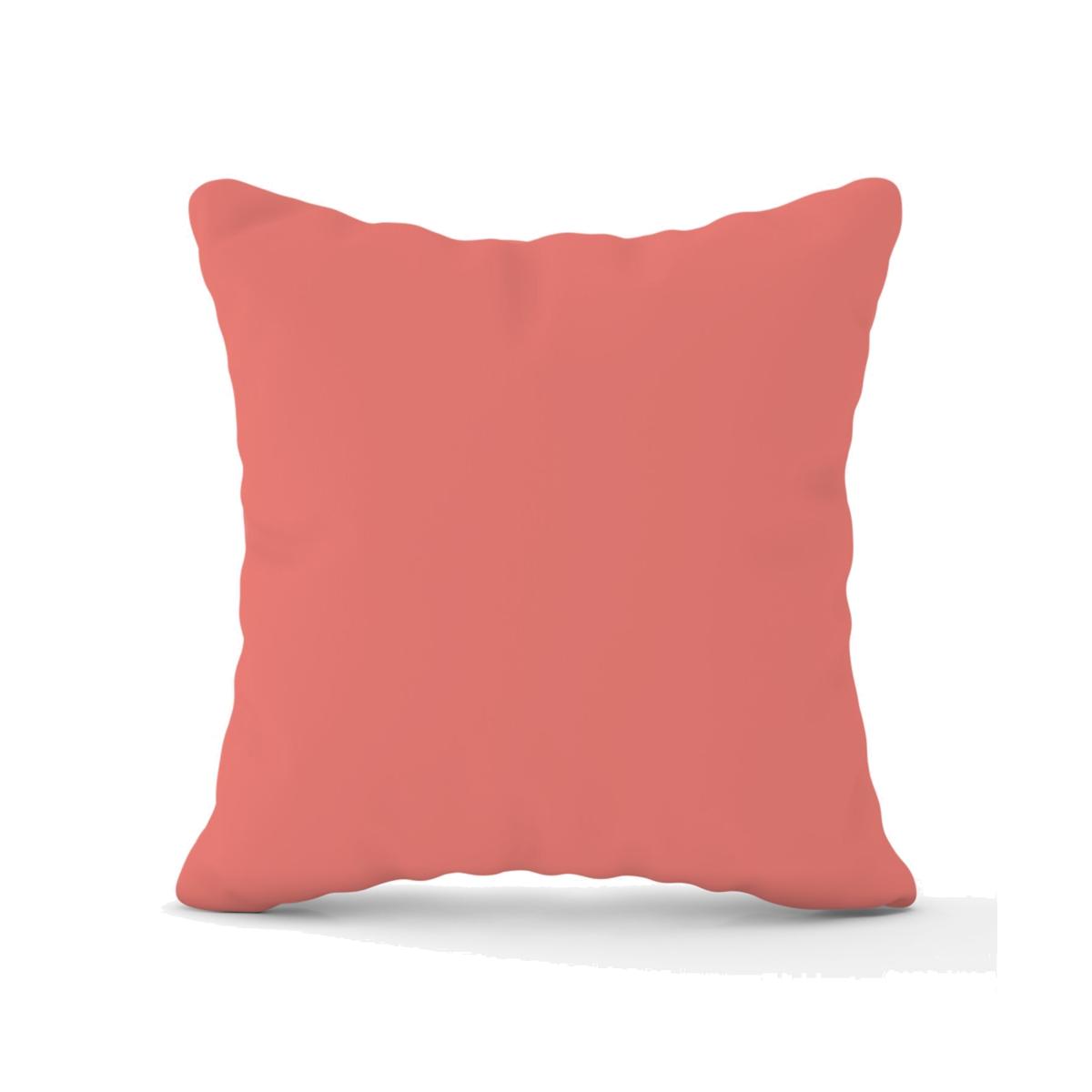 Coral Pink Outdoor Cushion - Pink / 45cm