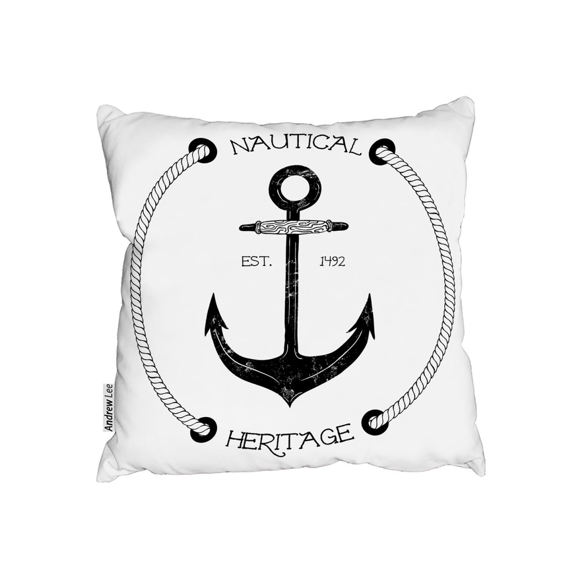 Nautical Anchor Outdoor Cushion - Blue / 45cm – image 2