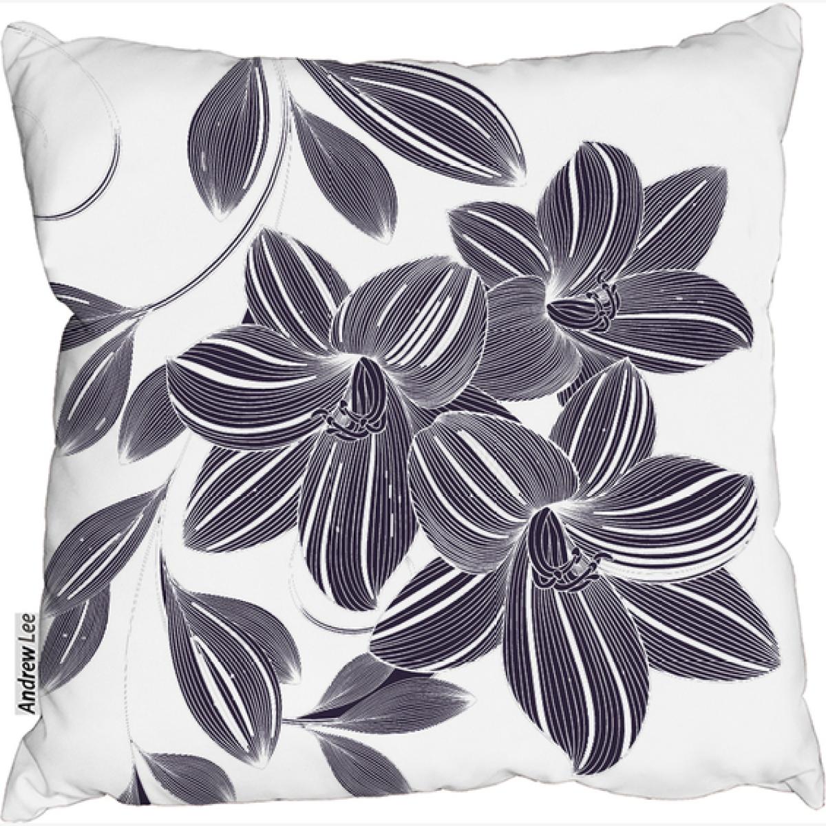 Orchids Cushion - Blue / 45cm – image 1