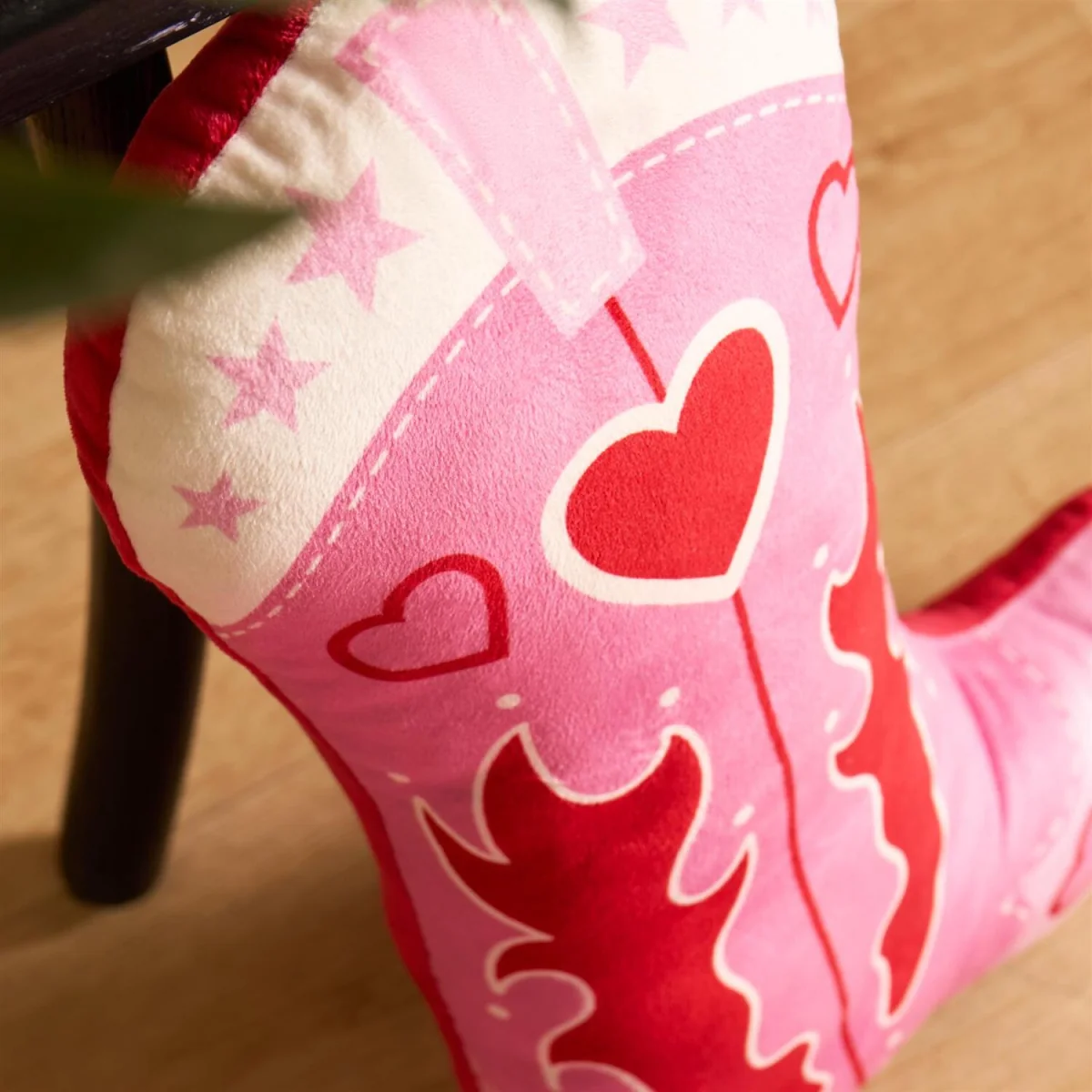 OHS Cowboy Boot Cushion - Pink - Pink – image 7