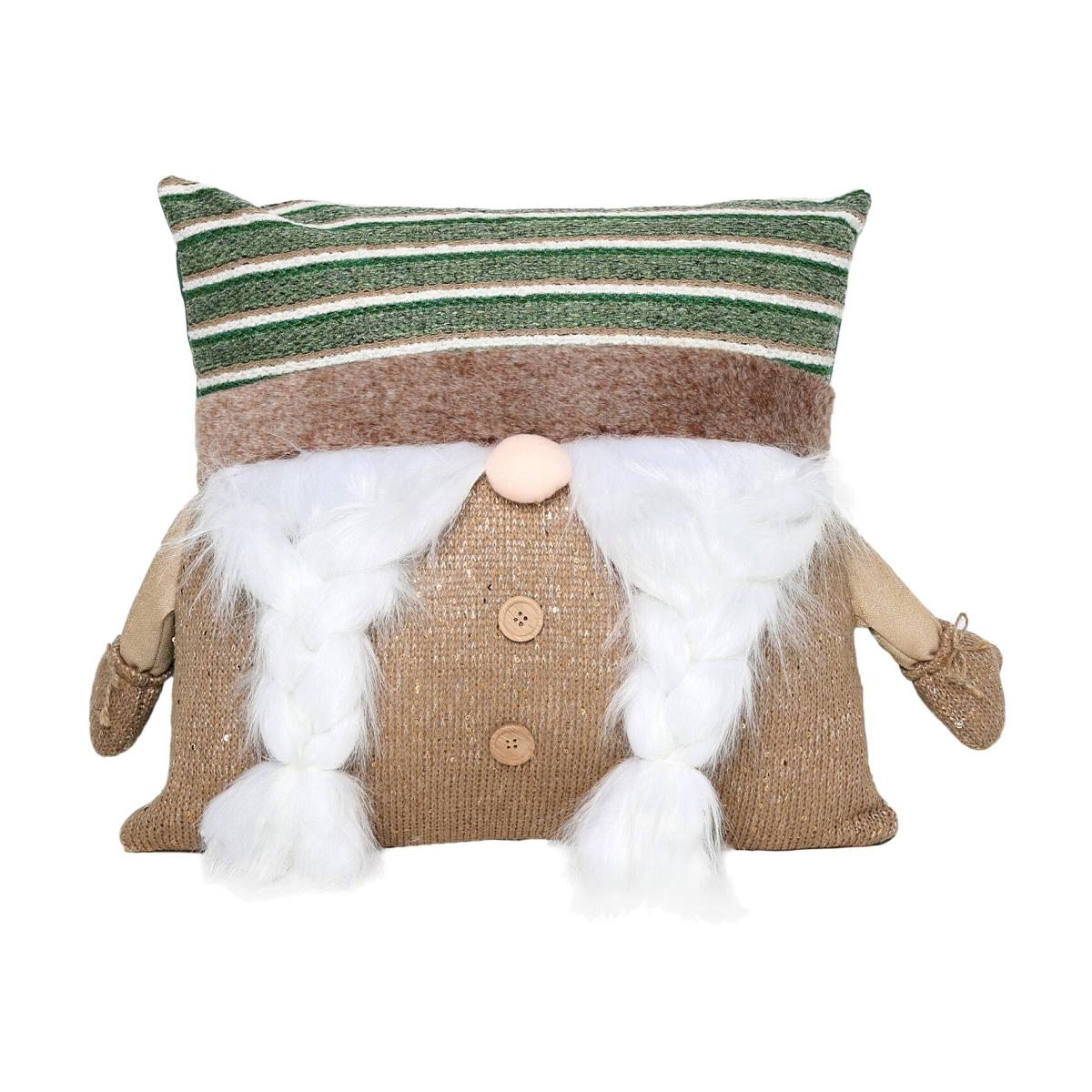 Gonk Plait Cushion - Green