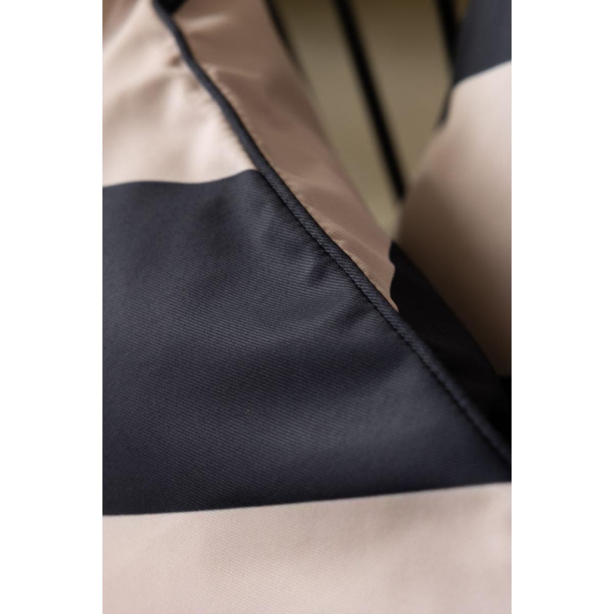 Black & Natural Stripe Outdoor Cushion – image 4