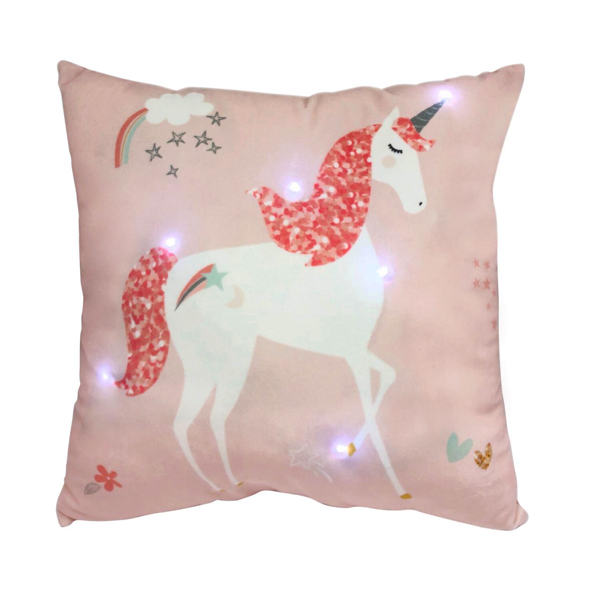Unicorn Light Up Cushion - Pink – image 2