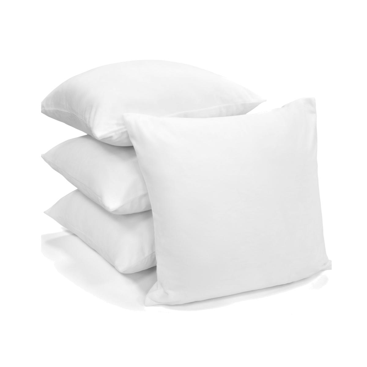 Plain Elegant Soft Touch Cushion - White