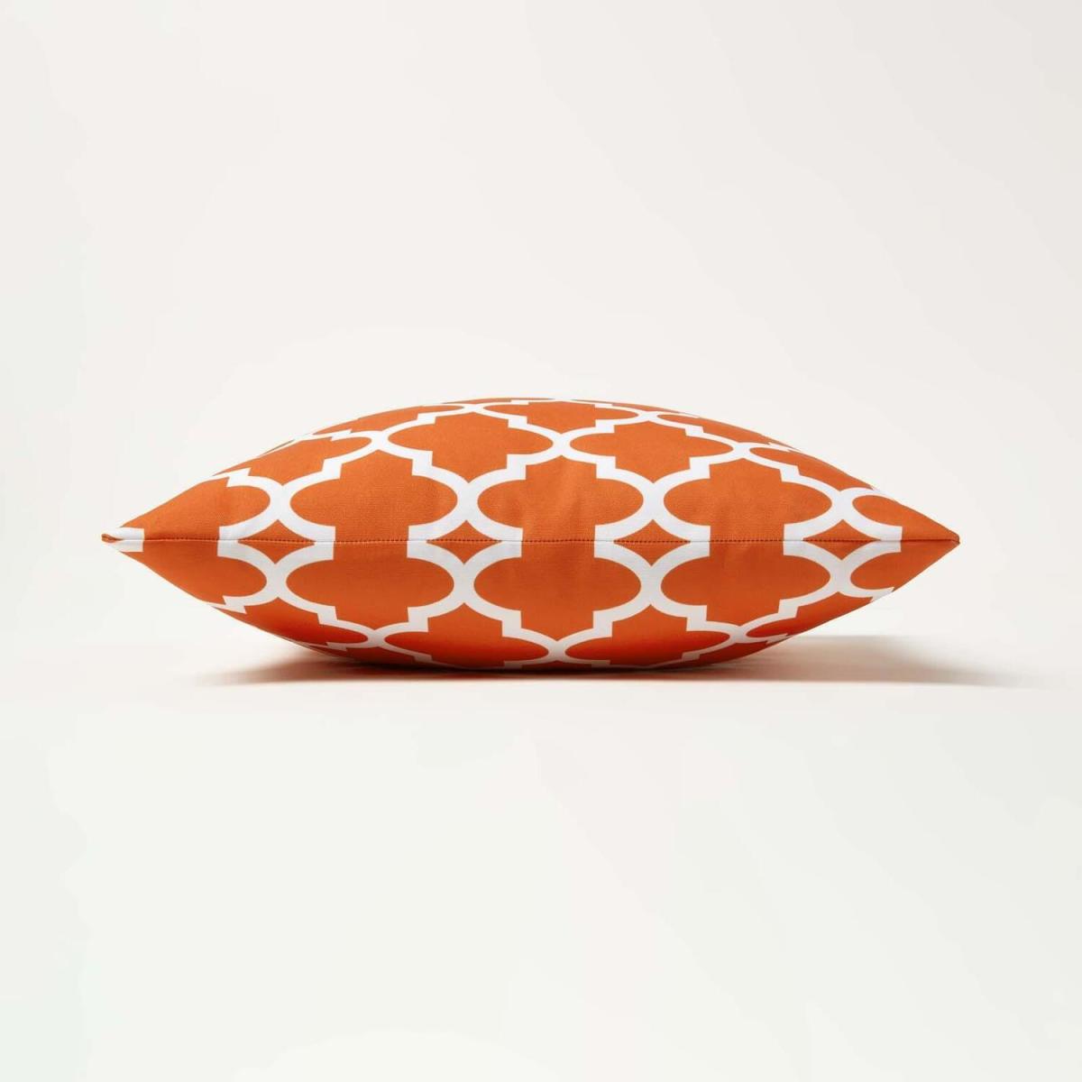 Orange Geometric Outdoor Cushion - Orange – image 3