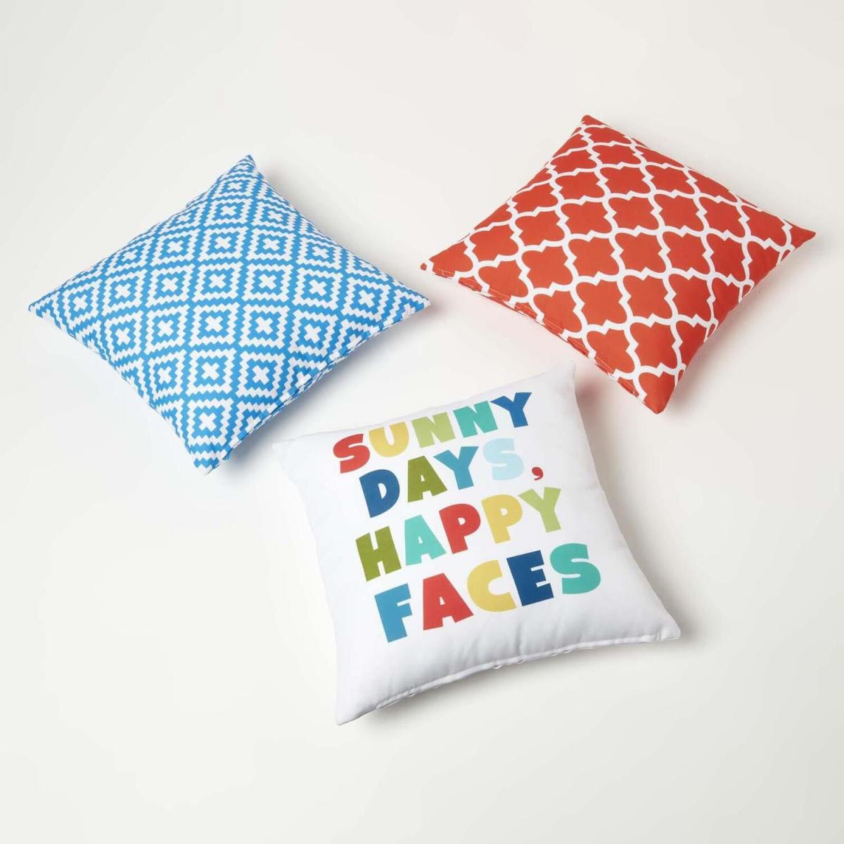 Orange Geometric Outdoor Cushion - Orange – image 4