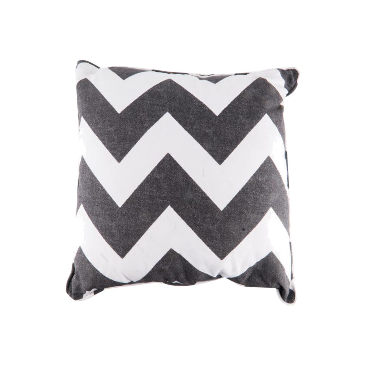Chevron Printed Filled Cushion – image 1