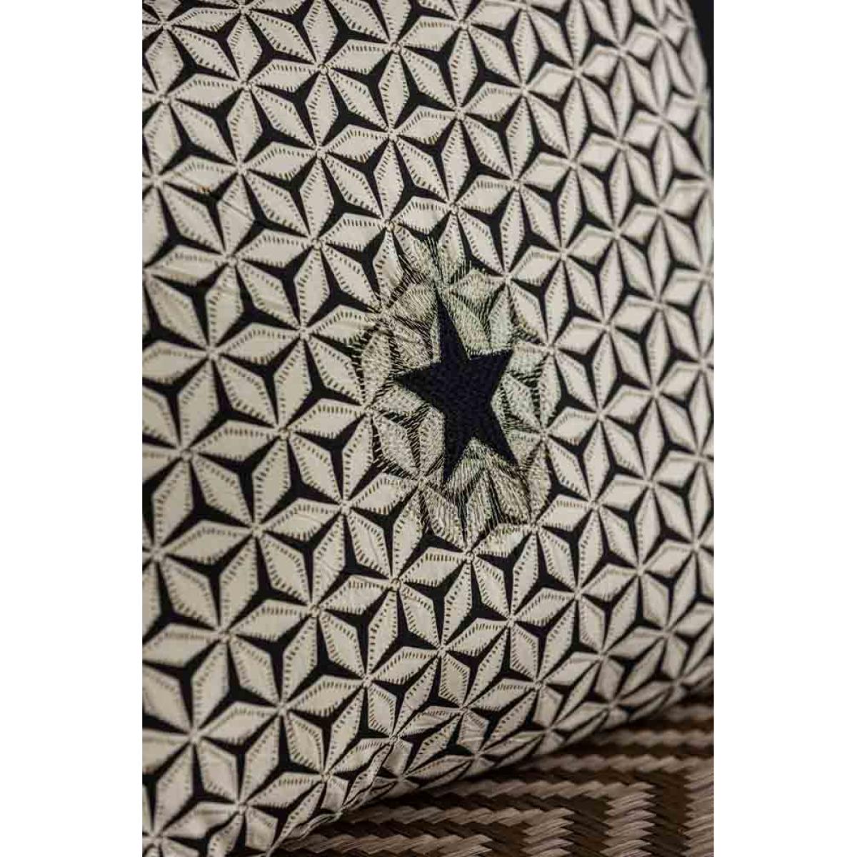 Monochrome Star Cotton Cushion – image 6