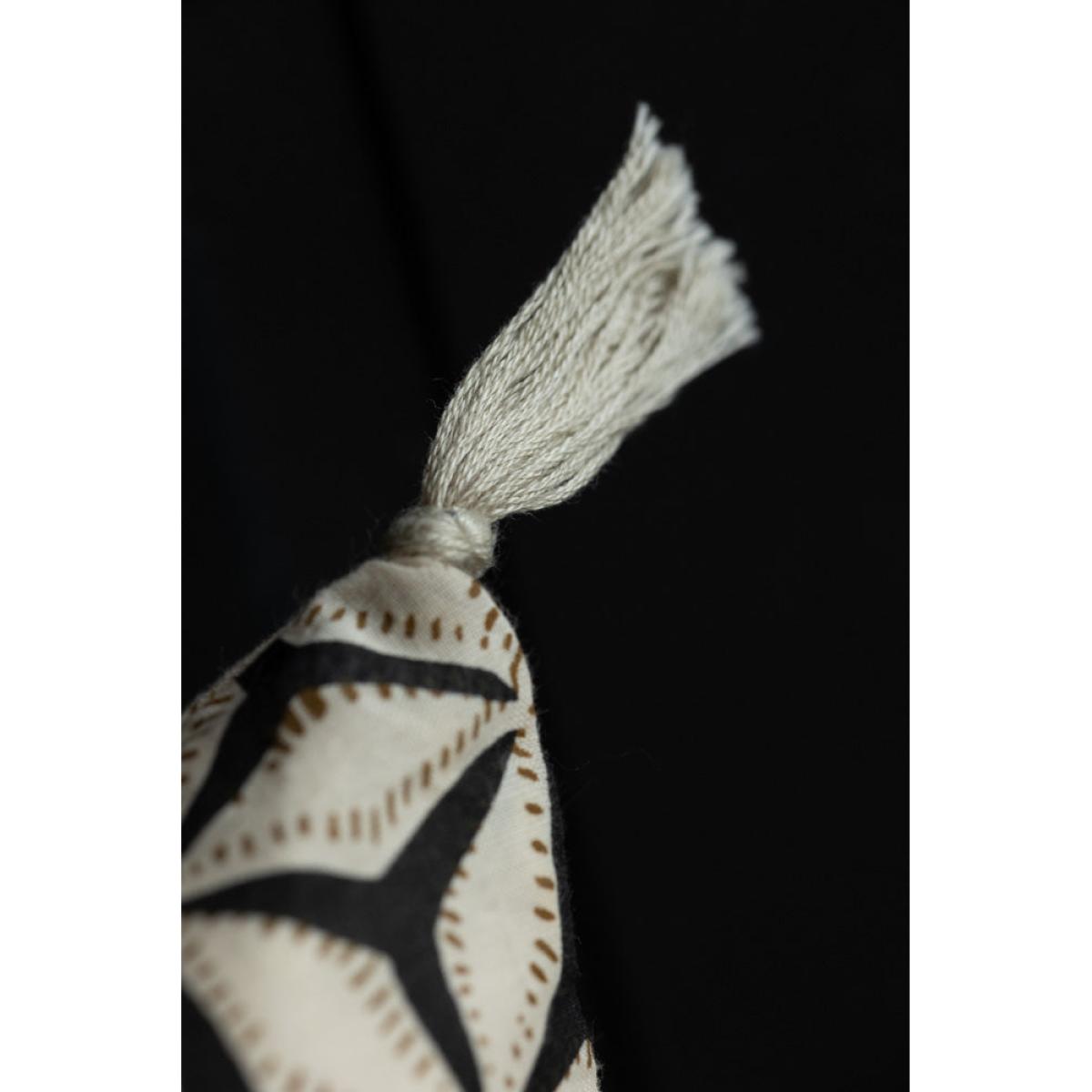 Monochrome Star Cotton Cushion – image 8