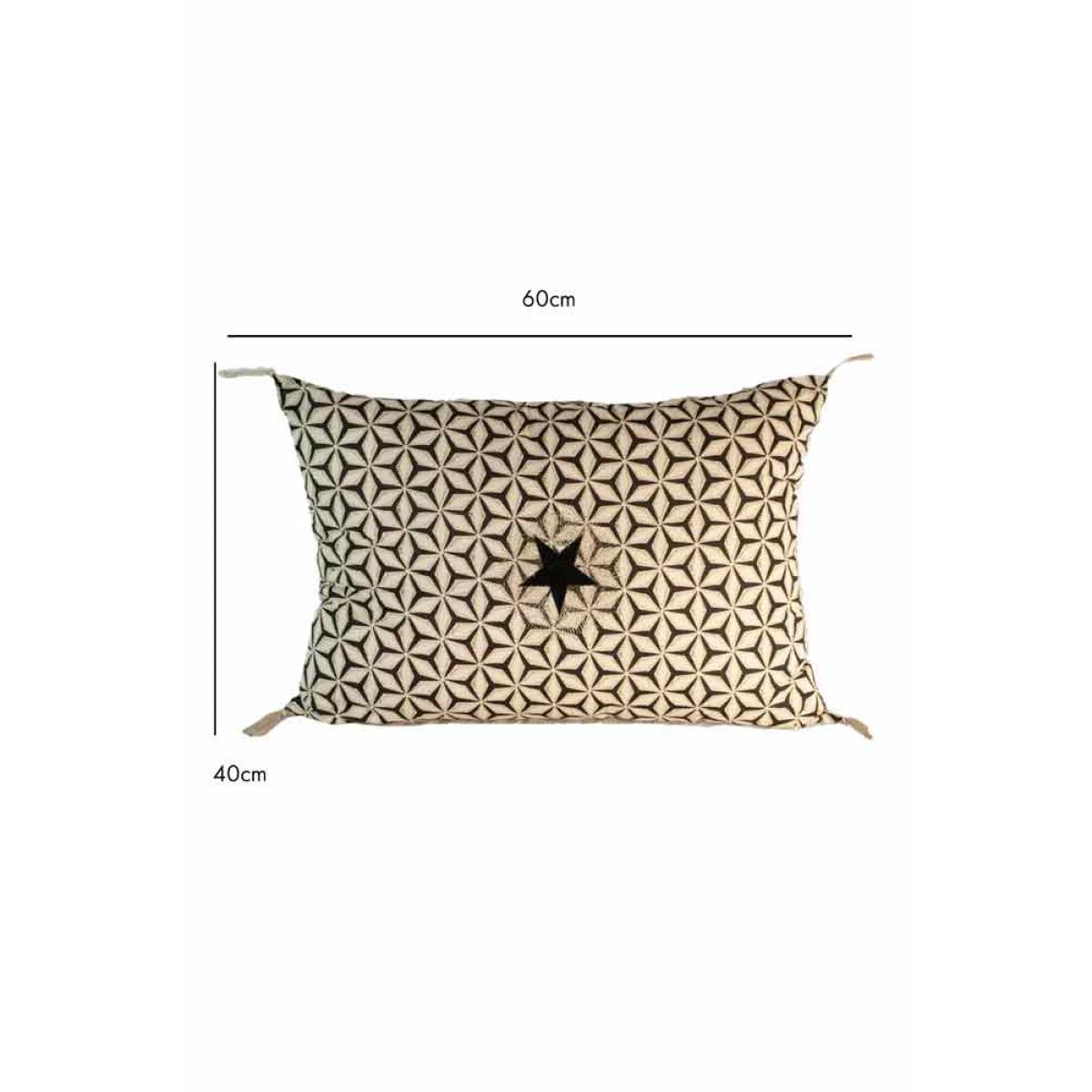 Monochrome Star Cotton Cushion – image 10