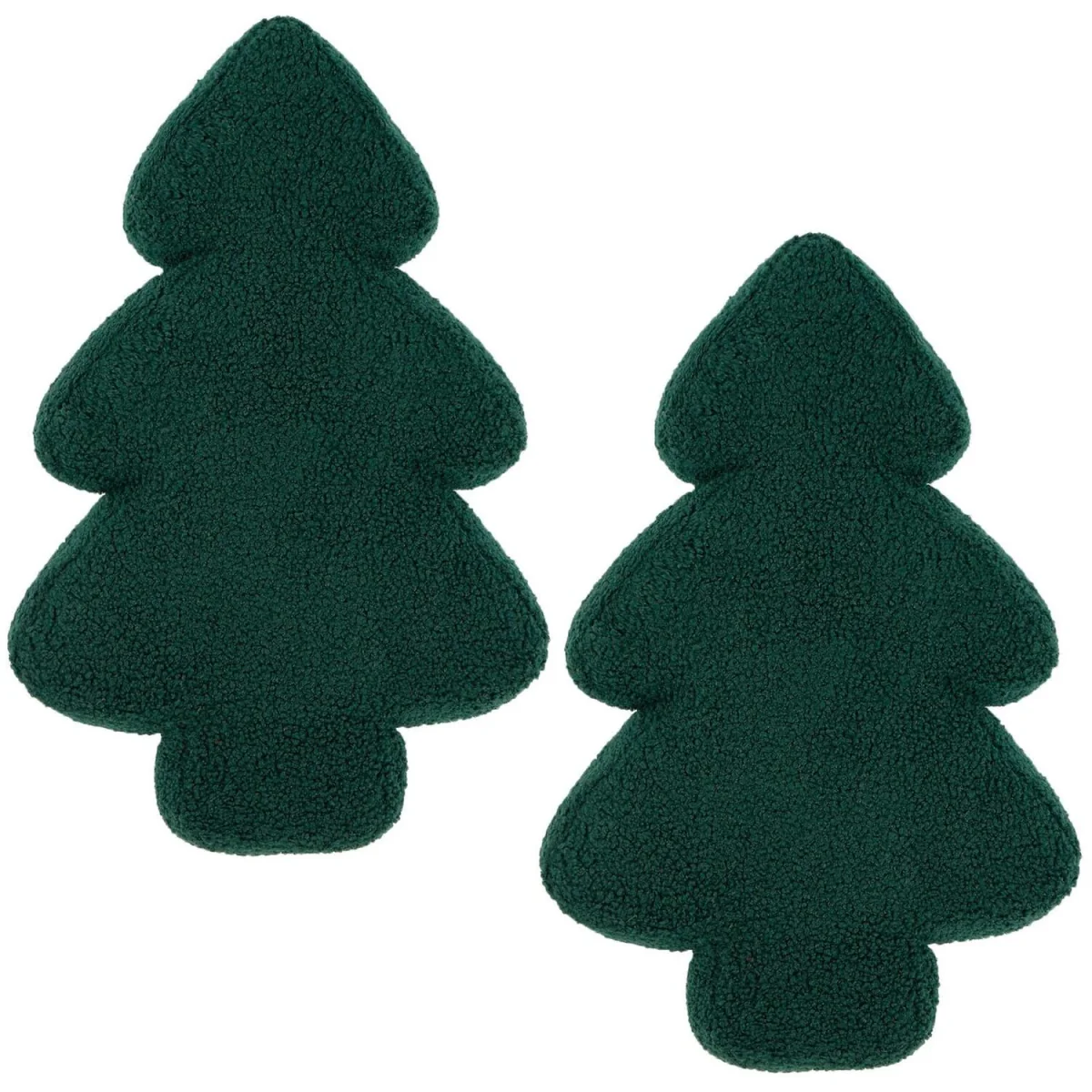Pack of Soft Plush Winter Christmas Tree Filled Cushion - Green – image 6