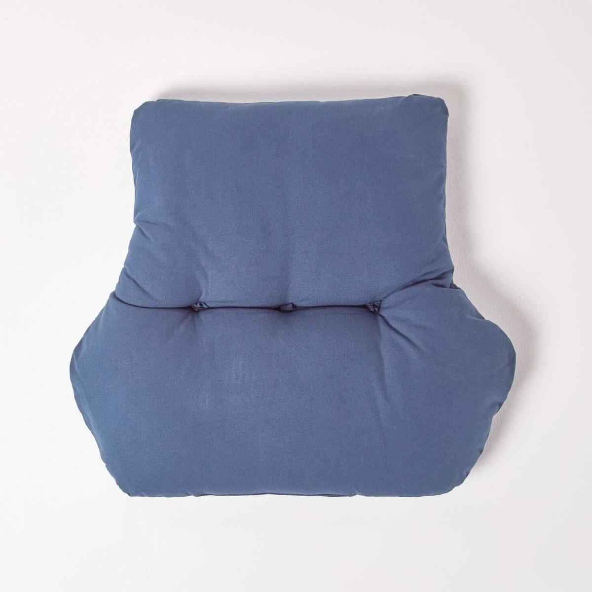 Cotton Back Support Cushion - Navy – image 2