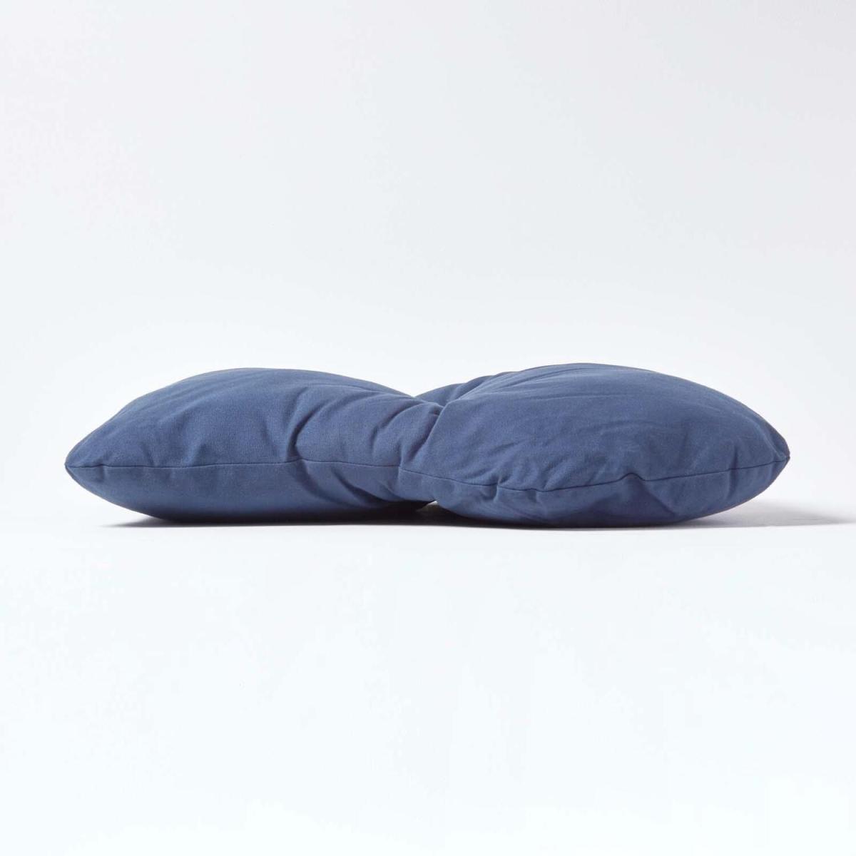 Cotton Back Support Cushion - Navy – image 3