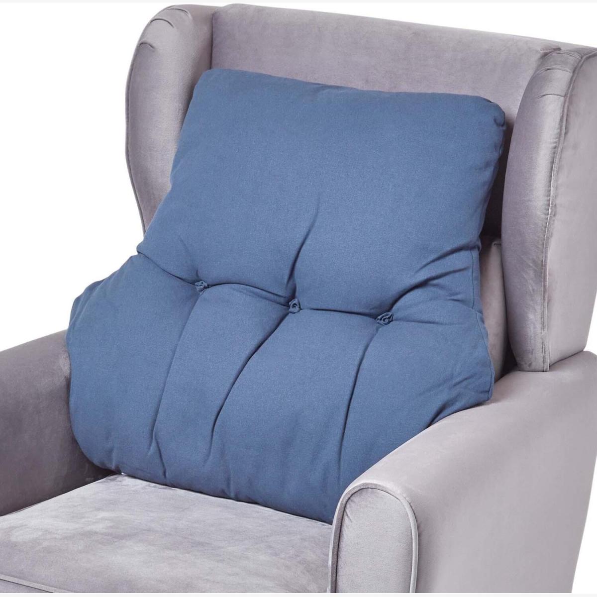 Cotton Back Support Cushion - Navy – image 1