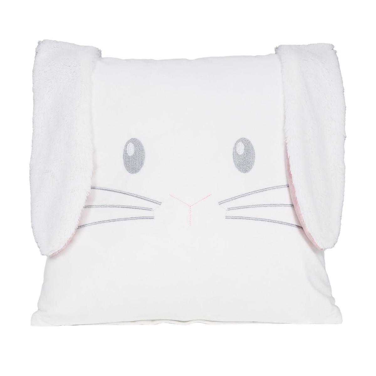 Rosie the Rabbit Cushion with Ears White – image 2