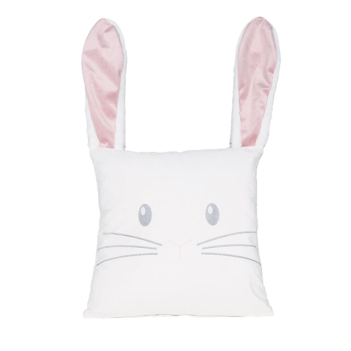 Rosie the Rabbit Cushion with Ears White – image 3