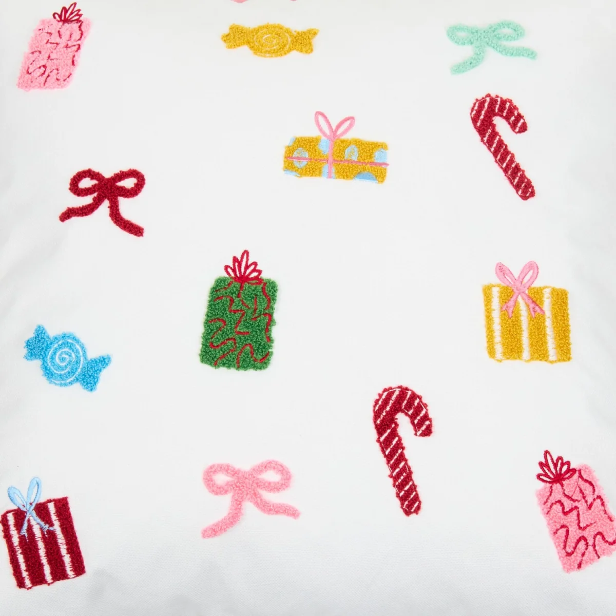 Christmas Treats Embellished Cushion - White – image 3