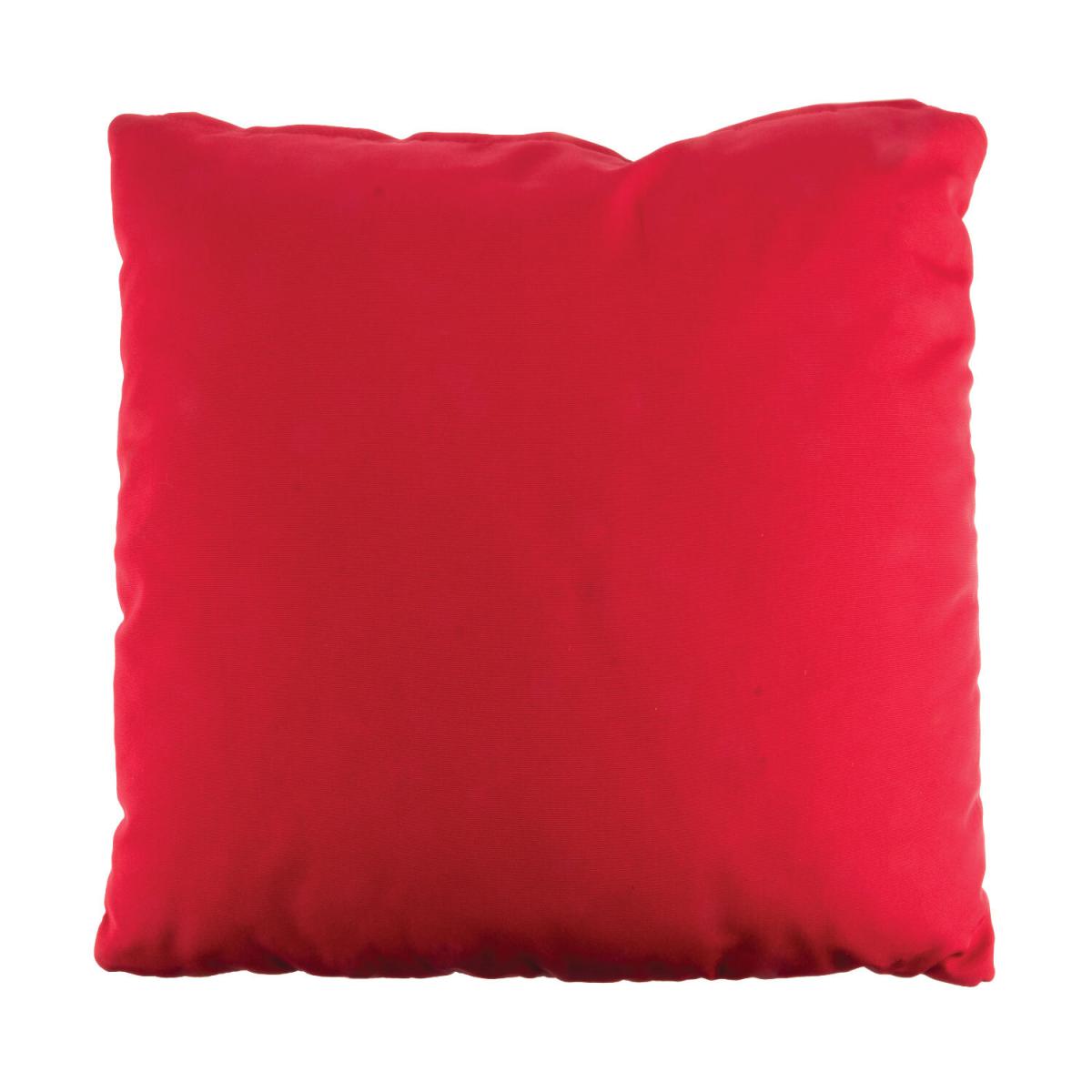 Snowflake Glitter Tapestry Red Cushion – image 2