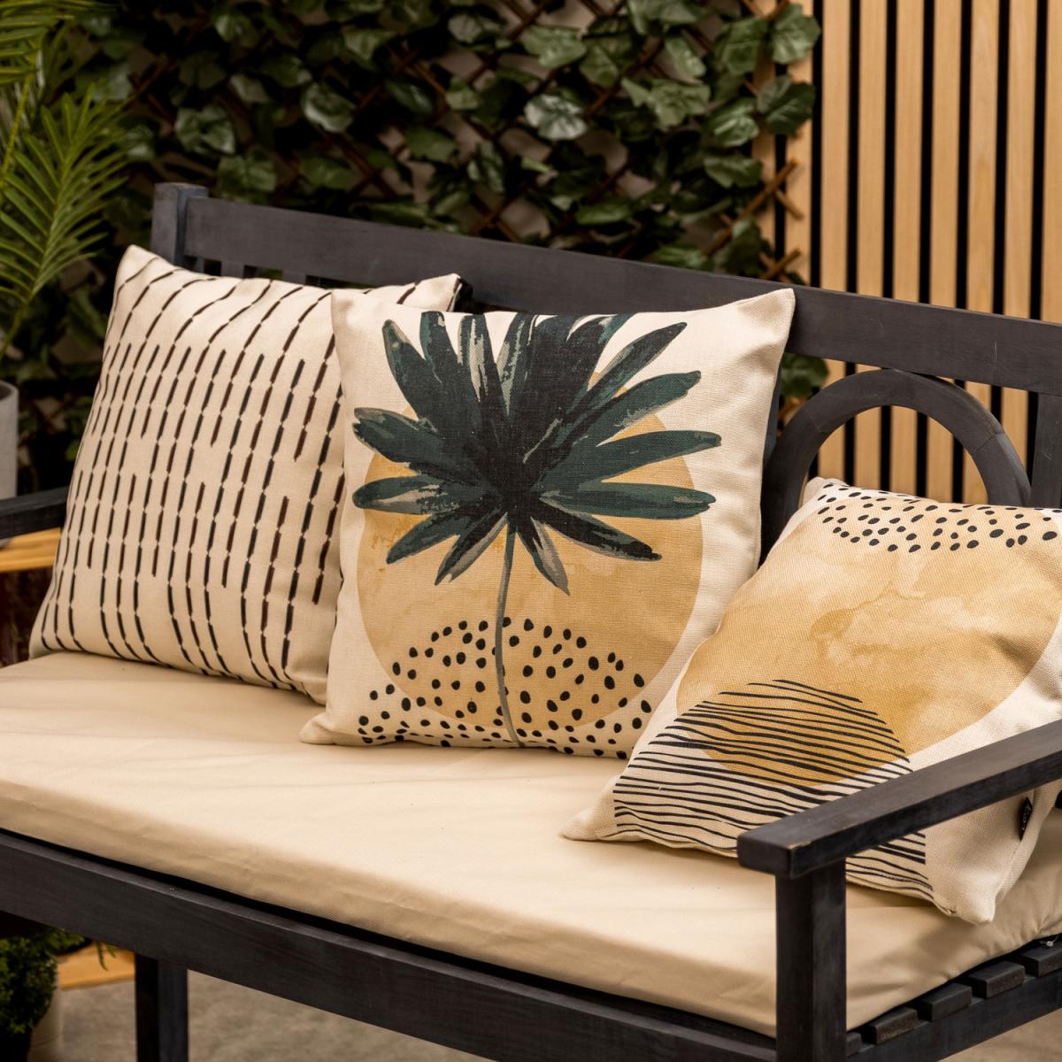 Icon Boho Down to Earth Print Outdoor Cushion - Fifth Collection (Set of 4) - Neutral – image 2