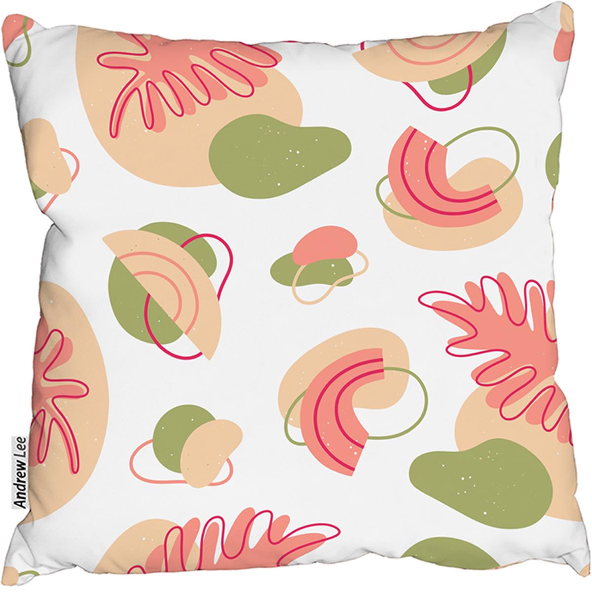 Botanical Elements With Line Art Cushion - Pink / 60 – image 2