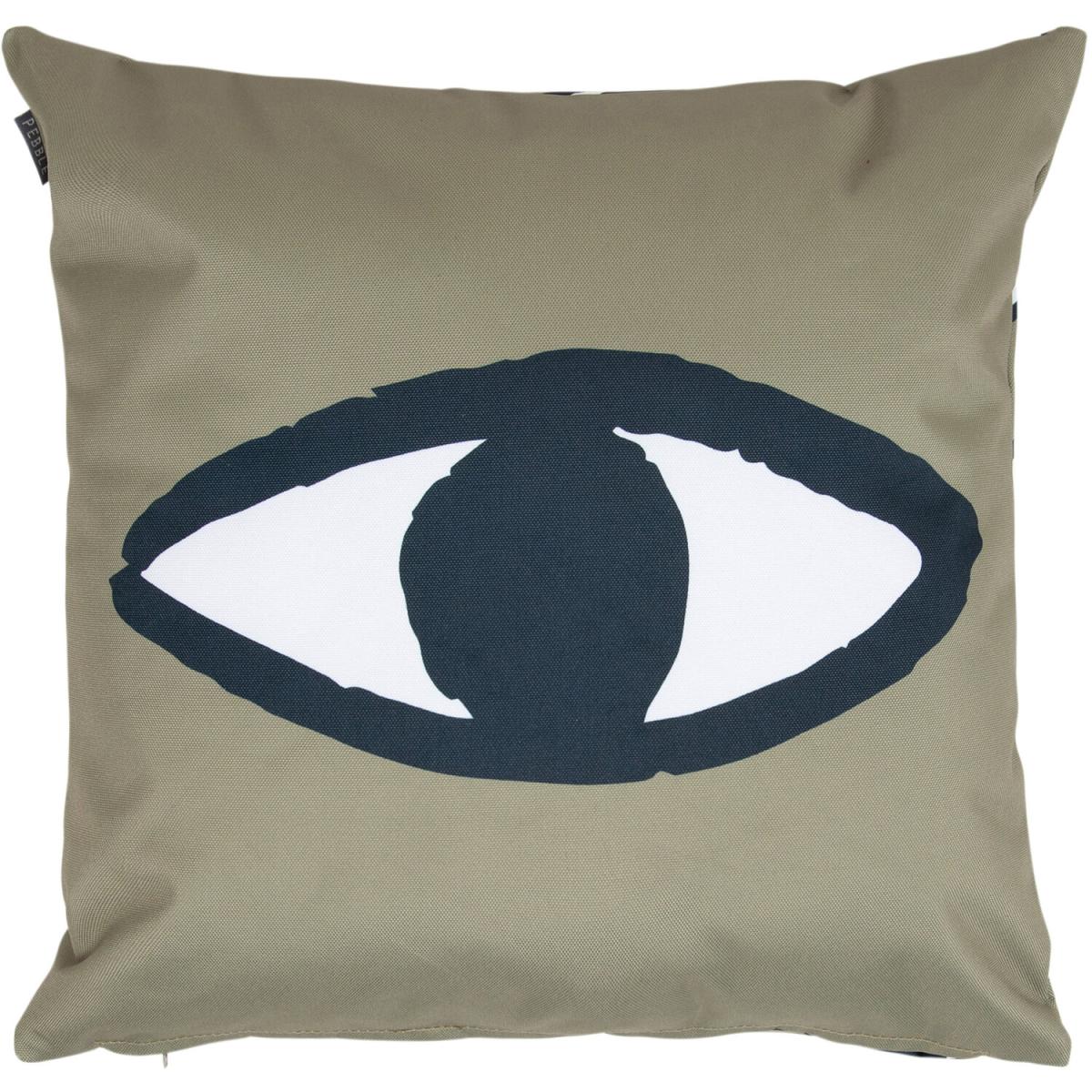 Eye Print Outdoor Cushion (Set of 2) - Green – image 2