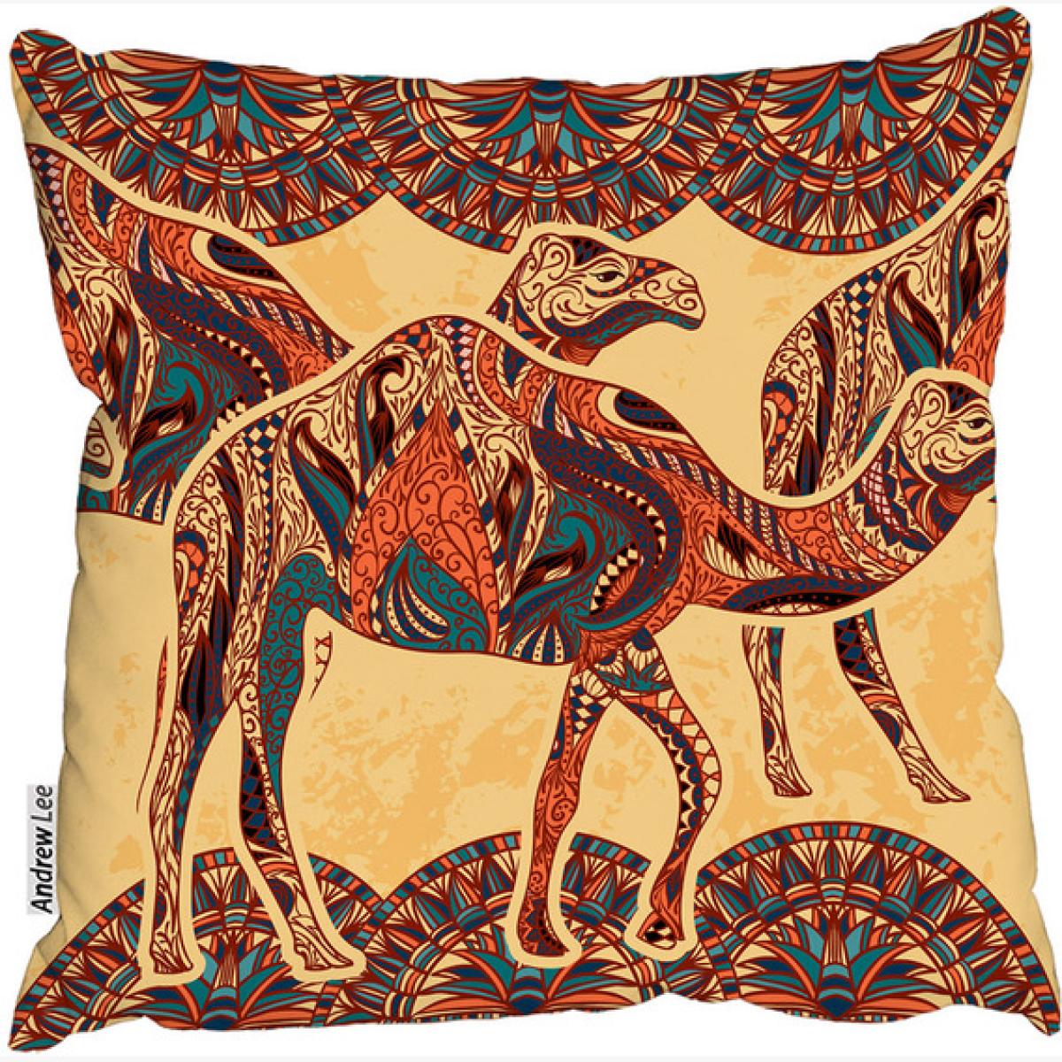 Camels Outdoor Cushion - Yellow / 45cm – image 1