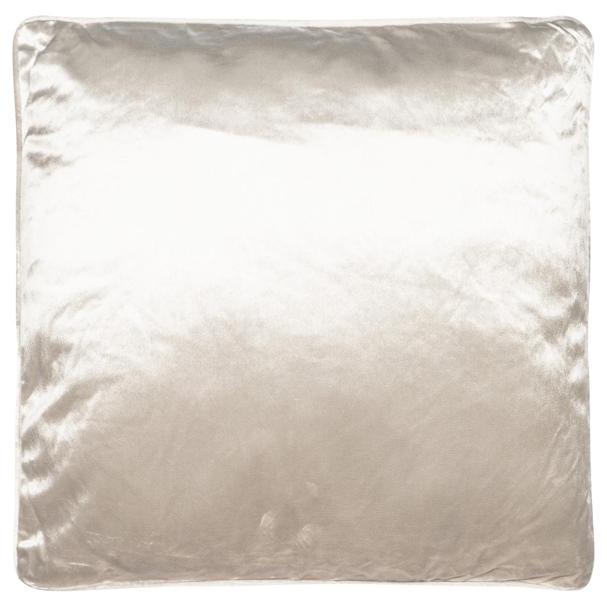 Belvedere Velvet Piped Cushion - Pearl – image 2
