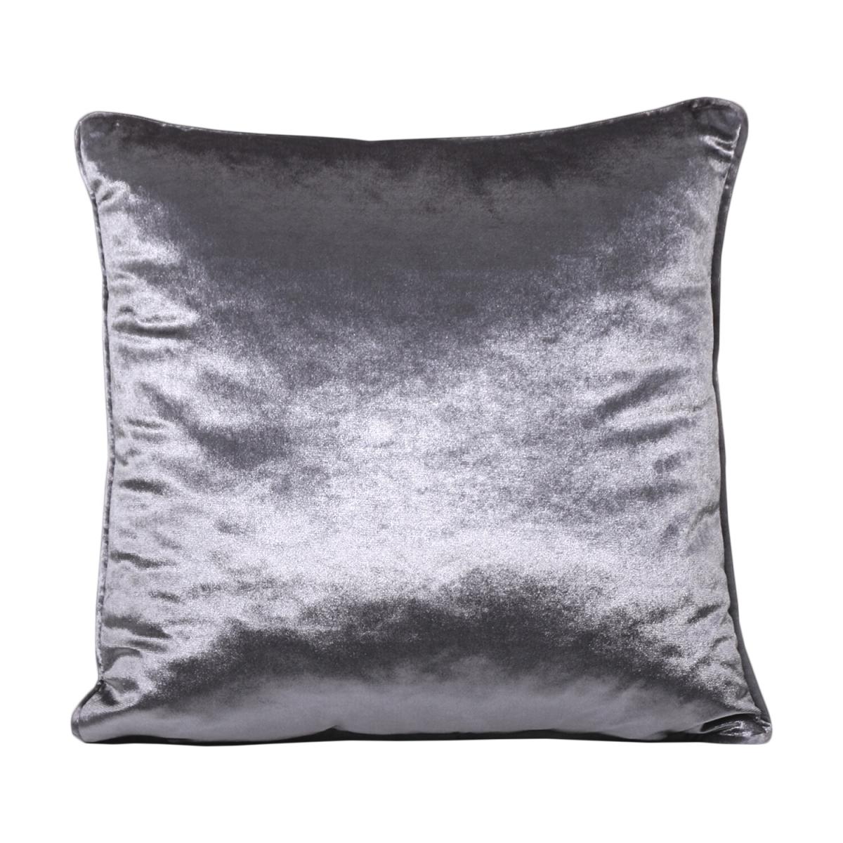 Belvedere Velvet Piped Cushion - Pearl – image 4