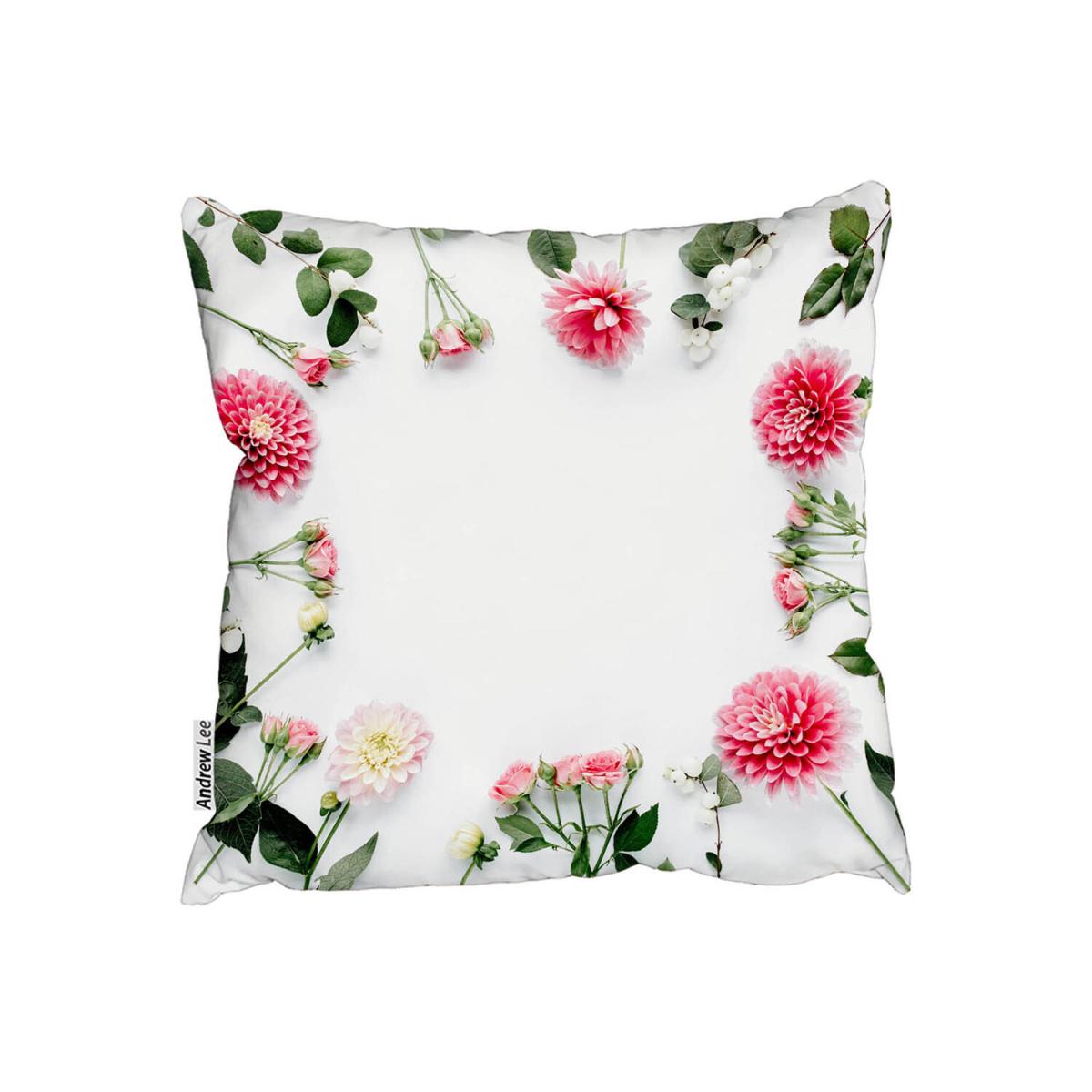 Scattered Flowers Outdoor Cushion - White / 45cm – image 2