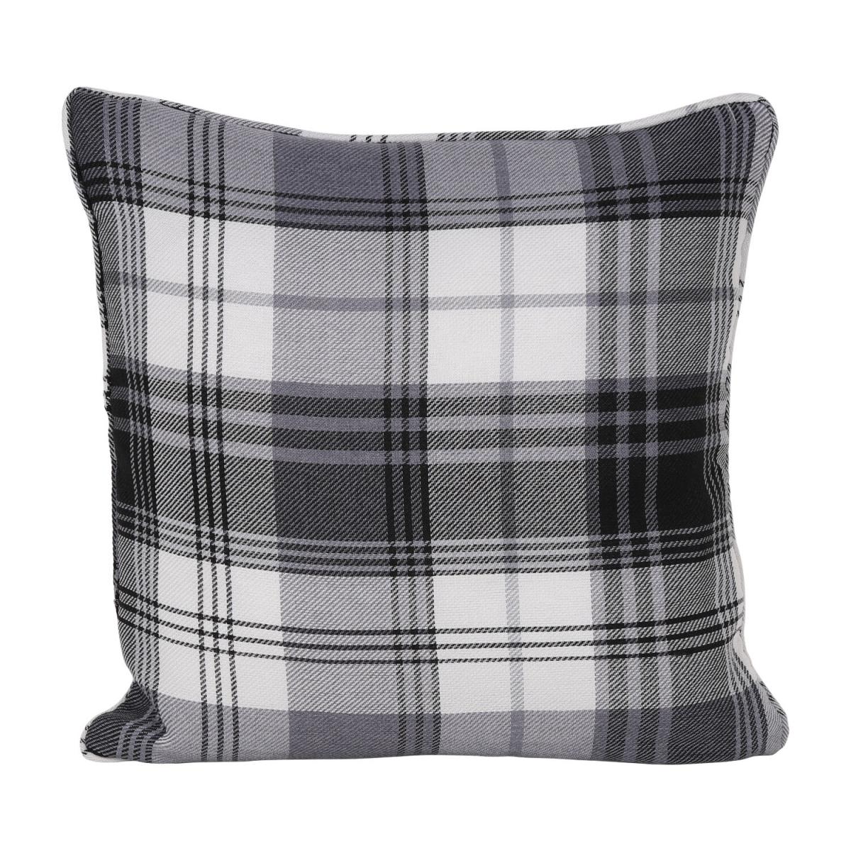 Hamilton Check Cushion - Grey – image 2