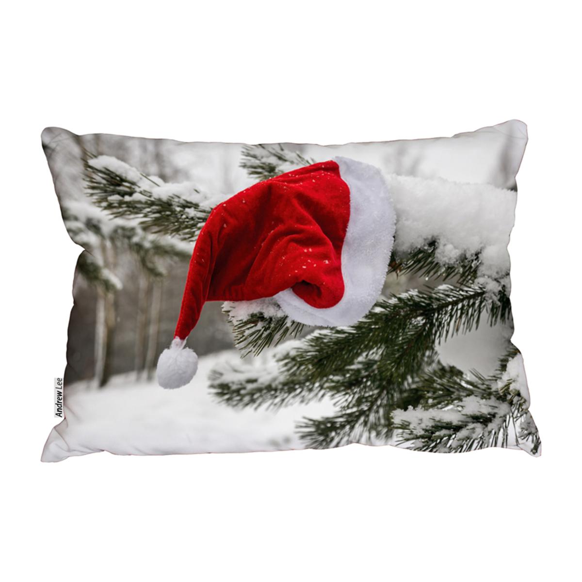 Santa Claus Hat Stylish Cushion - Red