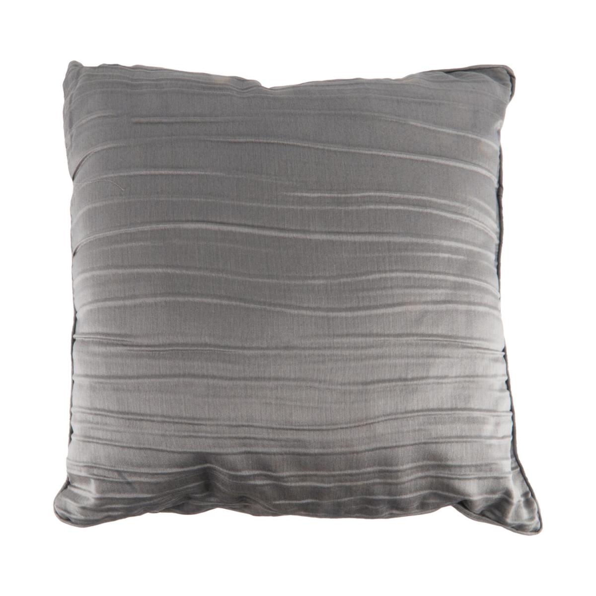 Ripple Filled Cushion - Pewter – image 2